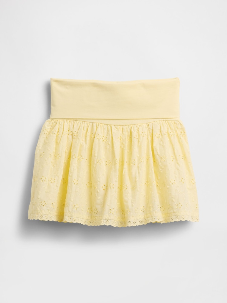 Gap Yellow Eyelet Foldover Skort (4-13yrs) - Image 5 of 5