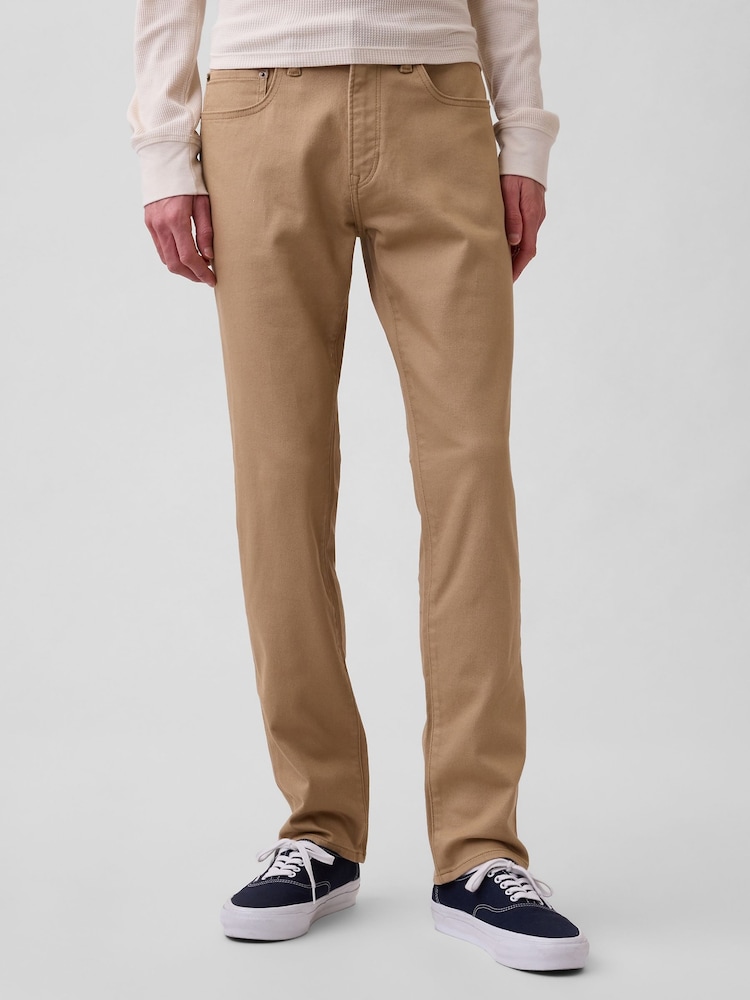 Gap Beige Slim Soft Wear Jeans - Image 1 of 6