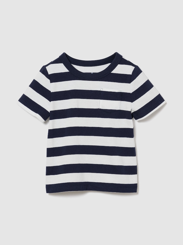 Gap Black Stripe Mix and Match Stripe Pocket Shirt (6mths-5yrs) - Image 1 of 2