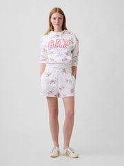 Gap White Floral Logo Shorts - Image 3 of 5