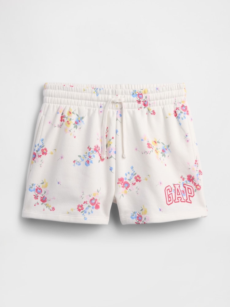 Gap White Floral Logo Shorts - Image 5 of 5
