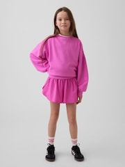 Gap Pink Quick-Dry Butterfly-Hem Run Shorts (4-13yrs) - Image 3 of 5