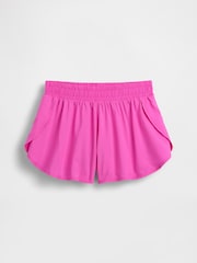 Gap Pink Quick-Dry Butterfly-Hem Run Shorts (4-13yrs) - Image 4 of 5