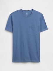 Gap Gap Blue Everyday Soft Pocke T-shirt - Image 4 of 5