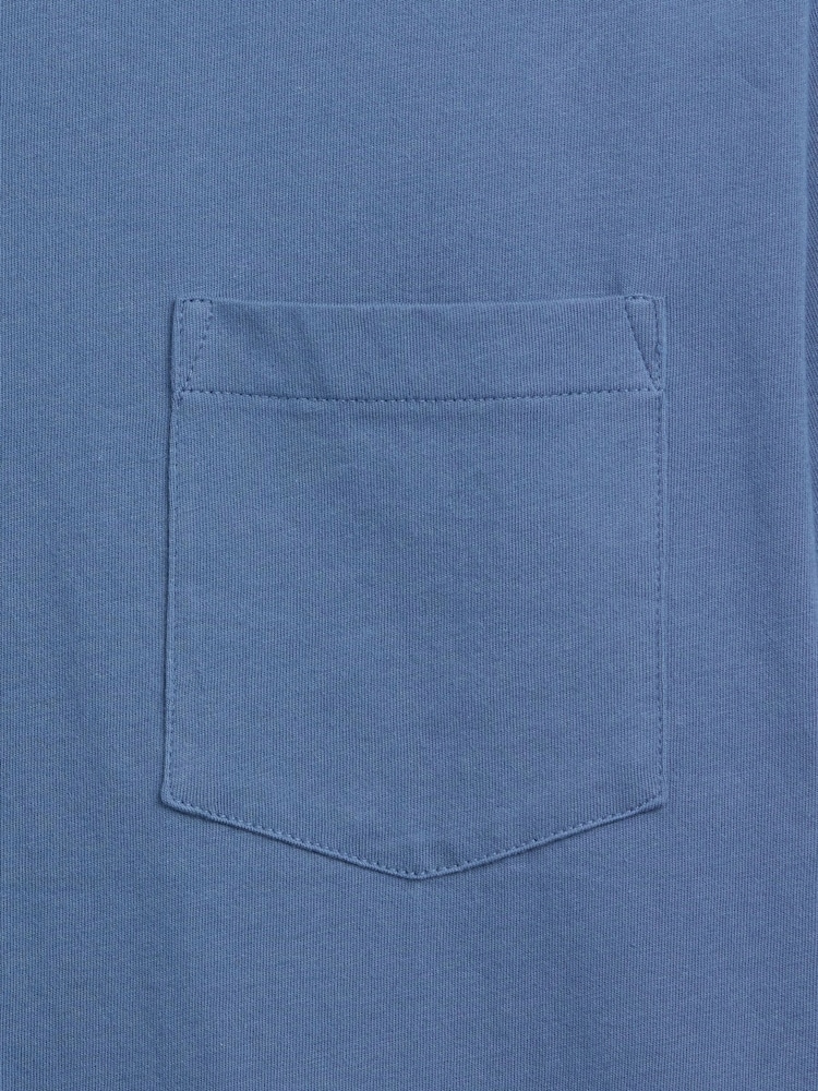 Gap Gap Blue Everyday Soft Pocke T-shirt - Image 5 of 5 Gap Gap Blue Everyday Soft Pocke T-shirt - Image 5 of 5
