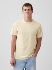 Amarillo - Gap Everyday Soft Mini Logo Short Sleeve T-Shirt - Imagen 1 de 4