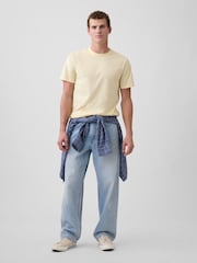Amarillo - Gap Everyday Soft Mini Logo Short Sleeve T-Shirt - Imagen 3 de 4