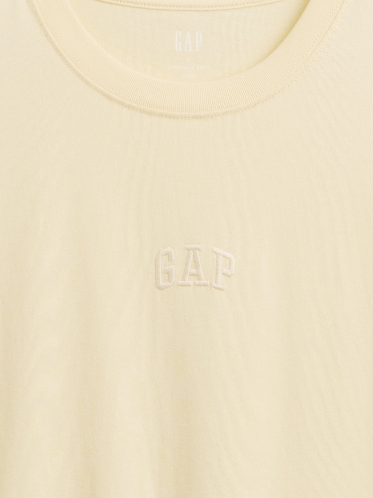 Amarillo - Gap Everyday Soft Mini Logo Short Sleeve T-Shirt - Imagen 4 de 4