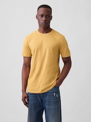 Gap Yellow Everyday Soft Crew neck T-Shirt - Image 1 of 5