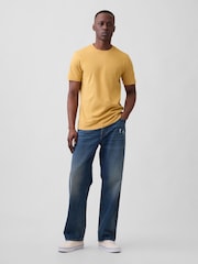 Gap Yellow Everyday Soft Crew neck T-Shirt - Image 3 of 5