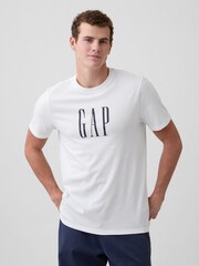 Weiß - Gap Everyday Weiches Logo-T-Shirt - Bild 1 von 4