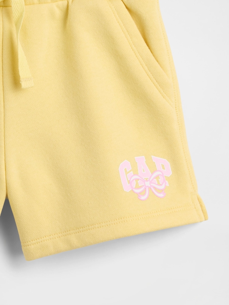 Gap Yellow Logo Pull On Shorts (6mths-5yrs) - Image 7 of 7