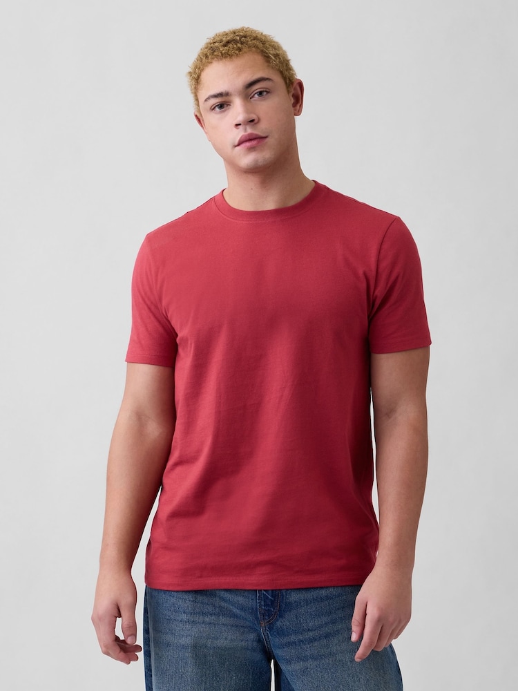 Gap Red Everyday Soft Crew neck T-Shirt - Image 1 of 5