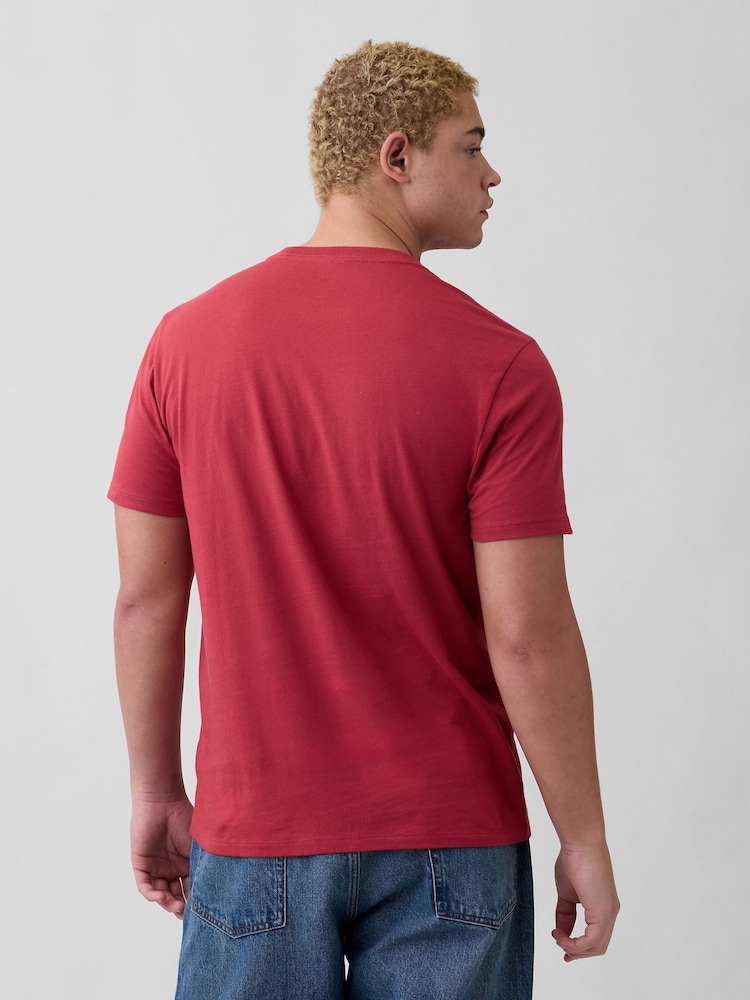 Gap Red Everyday Soft Crew neck T-Shirt - Image 2 of 5