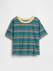 Grün gestreift - Gap Boxy T-Shirt (6Monate–5Jahre) - Bild 1 von 2