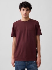 Gap Brown Everyday Soft Pocke T-shirt - Image 1 of 5