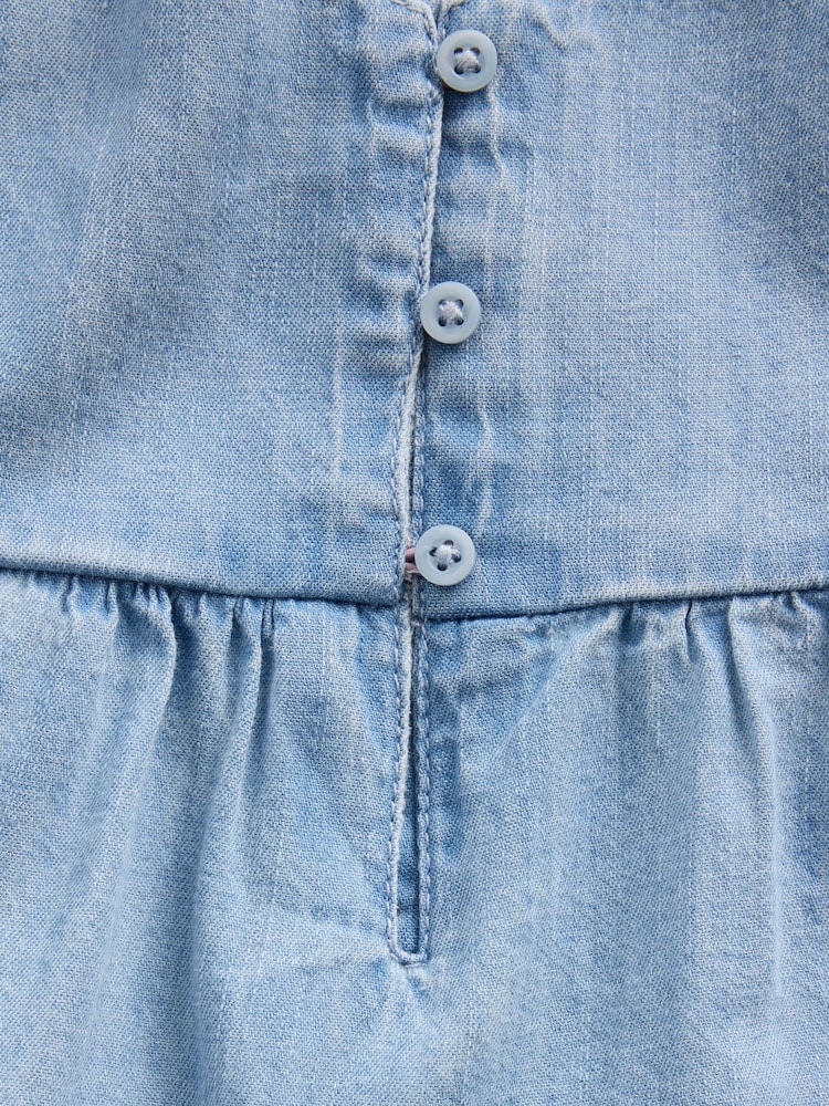 Gap Blue Denim Tiered Vest (4-13yrs) - Image 5 of 5