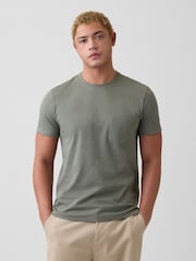 Gap Sage Green Everyday Soft Pocke T-shirt - Image 1 of 5