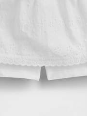 Gap White Eyelet Foldover Skort (4-13yrs) - Image 4 of 5