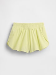 Gap Yellow Quick-Dry Butterfly-Hem Run Shorts (4-13yrs) - Image 4 of 5