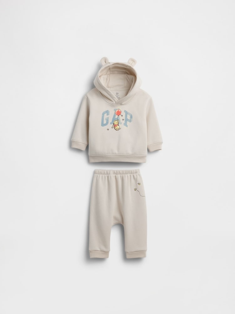Gap Winnie The Pooh VintageSoft Hoodie Set (0-24mths) - Imagen 1 de 3