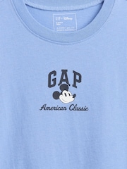 Gap Blue Disney Mickey Mouse Logo T-Shirt (6mths-5yrs) - Image 3 of 3