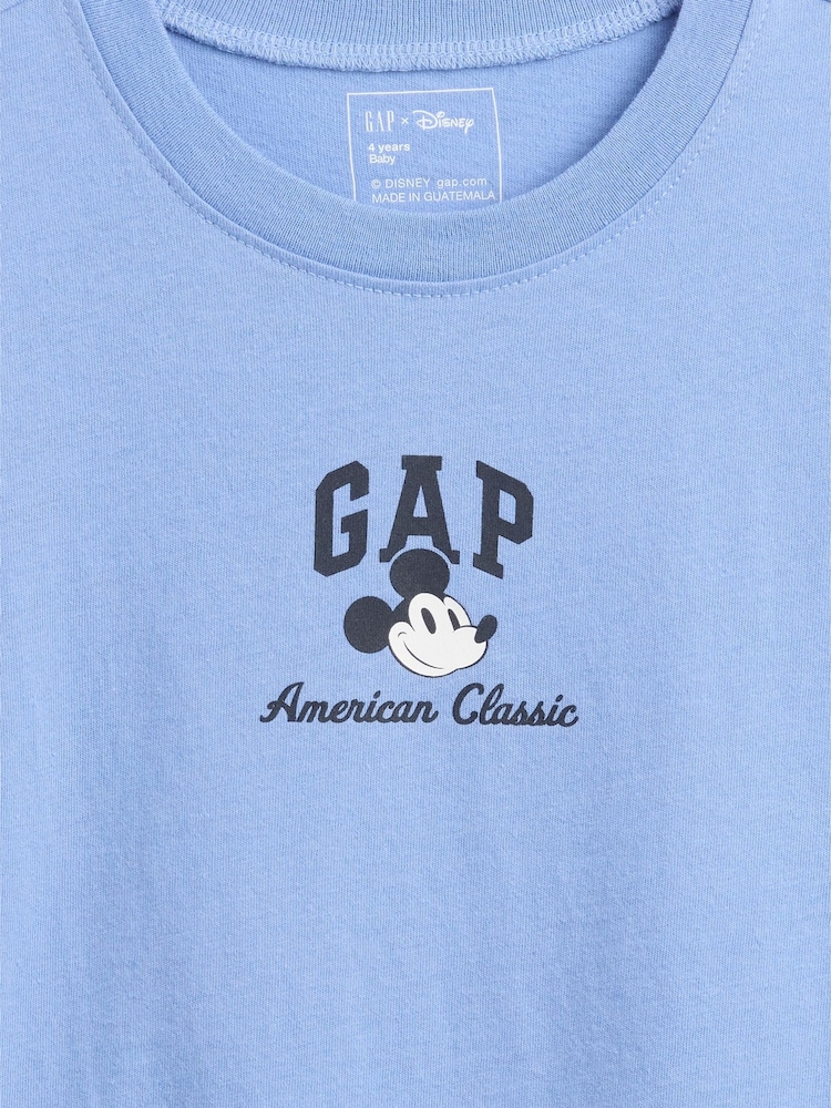 Gap Blue Disney Mickey Mouse Logo T-Shirt (6mths-5yrs) - Image 3 of 3