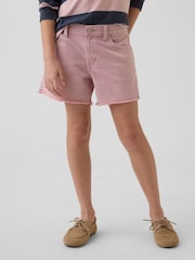 Gap Pink Low Rise Stride Denim Shorts (5-13yrs) - Image 1 of 5