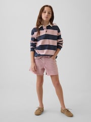 Gap Pink Low Rise Stride Denim Shorts (5-13yrs) - Image 3 of 5