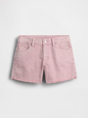 Gap Pink Low Rise Stride Denim Shorts (5-13yrs) - Image 4 of 5