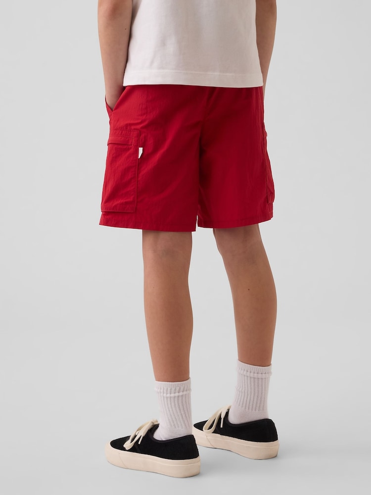 Gap Red Relaxed Quick-Dry Cargo Shorts (4-13yrs) - Image 2 of 5
