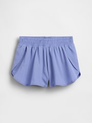 Gap Blue Quick-Dry Butterfly-Hem Run Shorts (4-13yrs) - Image 4 of 5