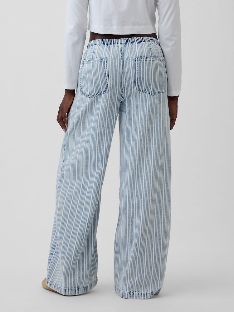 Gap – UltraSoft – einfach anzuziehende Baggy-Jeans mit hohem Bund - Bild 2 von 4