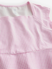 Pink mit Vichy-Karos - Gap Jersey Square-Neck Dress (4-13yrs) - Bild 3 von 4