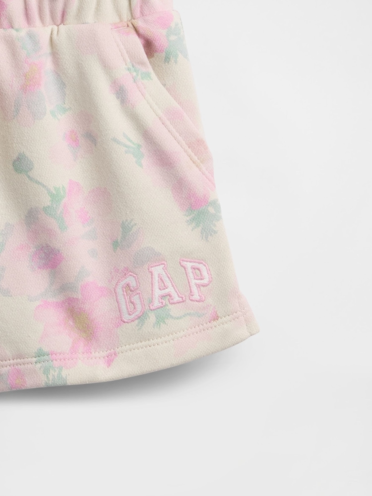 Gap Logo Pull On French Terry Shorts (6-12mths) (6mths-5yrs) - Imaginea 3 din 3
