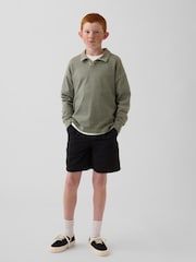 Gap Black Relaxed Quick-Dry Cargo Shorts (4-13yrs) - Image 3 of 3