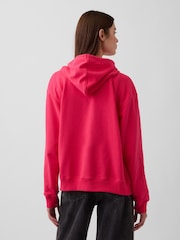 Gap Pink Relaxed Logo Zip Hoodie - Image 2 of 4