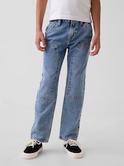 Gap Medium wash 90s Original Straight Carpenter Jeans (5-13yrs) - Image 1 of 5