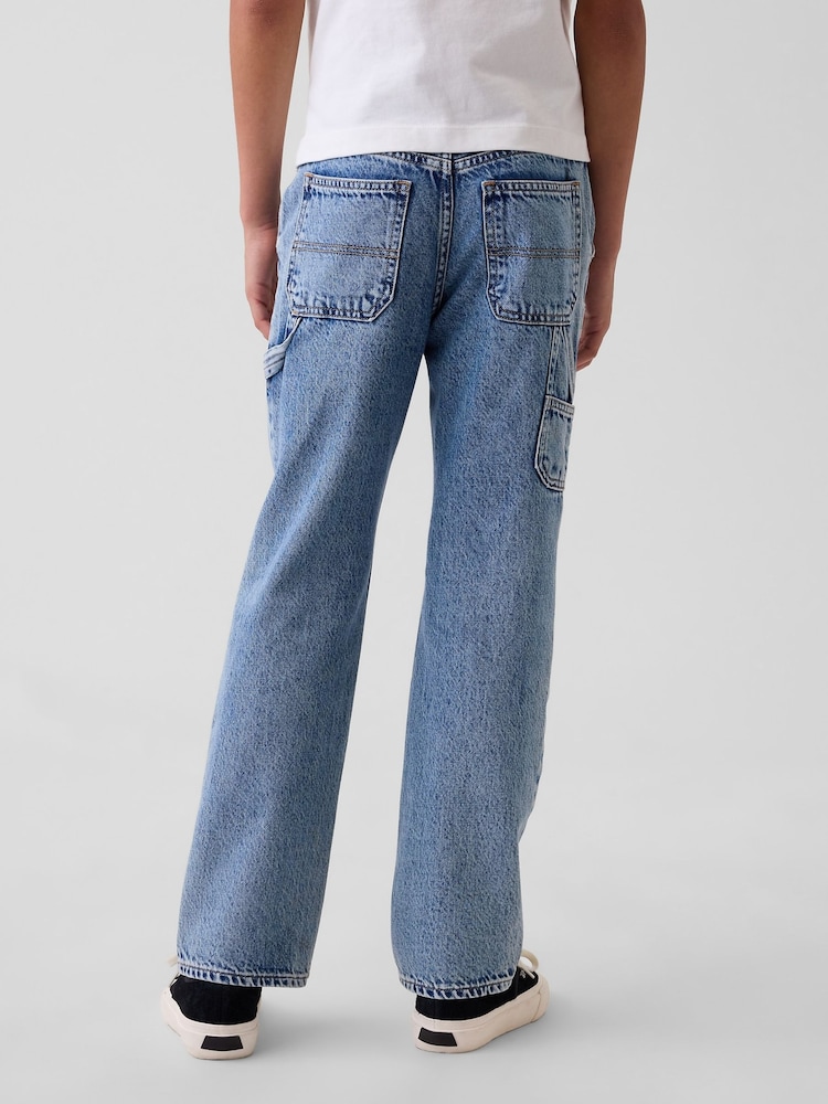 Gap Medium wash 90s Original Straight Carpenter Jeans (5-13yrs) - Image 2 of 5