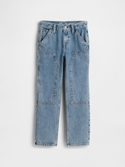 Gap Medium wash 90s Original Straight Carpenter Jeans (5-13yrs) - Image 4 of 5