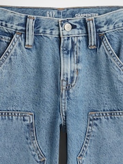 Gap Medium wash 90s Original Straight Carpenter Jeans (5-13yrs) - Image 5 of 5