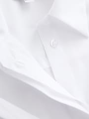 White Fitted Stretch Essential Long Sleeve Shirts 5 Pack - Image 8 of 14