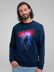 All + Every Blue ACDC Thunderstruck  Sweatshirt - Image 2 of 3