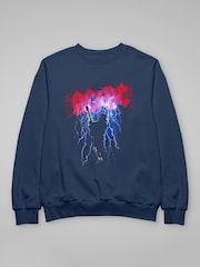 All + Every Blue ACDC Thunderstruck  Sweatshirt - Image 3 of 3