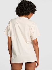 Victoria's Secret Pink Winter White Graphic T-Shirt - Image 2 of 2