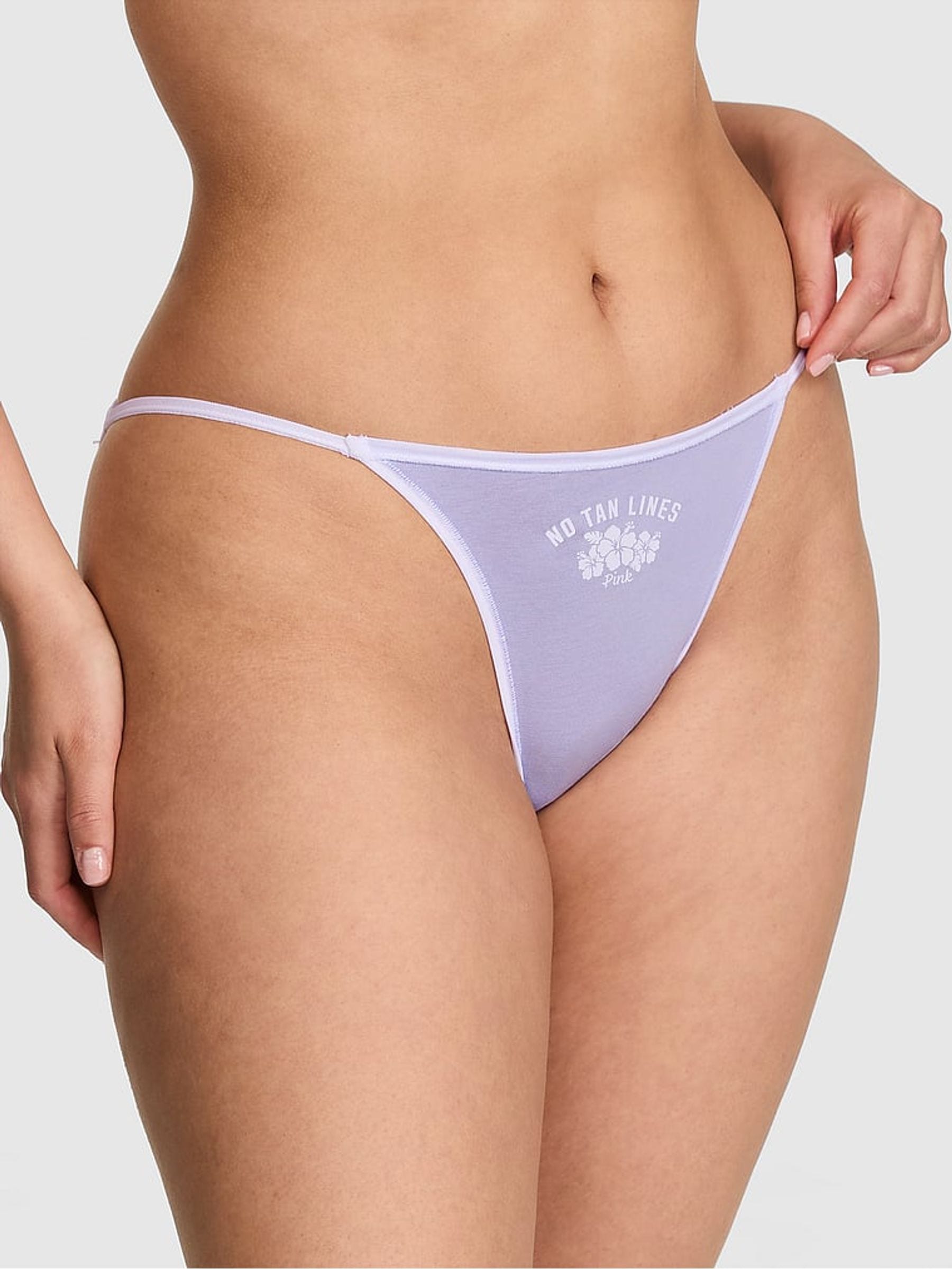 Victoria's Secret PINK Sweet Lavender Purple Bikini Cotton Knickers