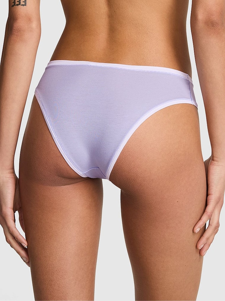 Victoria's Secret Pink Sweet Lavender Purple Cheeky Cotton Knickers - Image 2 of 2 Victoria's Secret Pink Sweet Lavender Purple Cheeky Cotton Knickers - Image 2 of 2