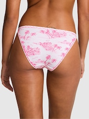 Victoria's Secret Pink Pink Toile Bikini Cotton Knickers - Image 2 of 2