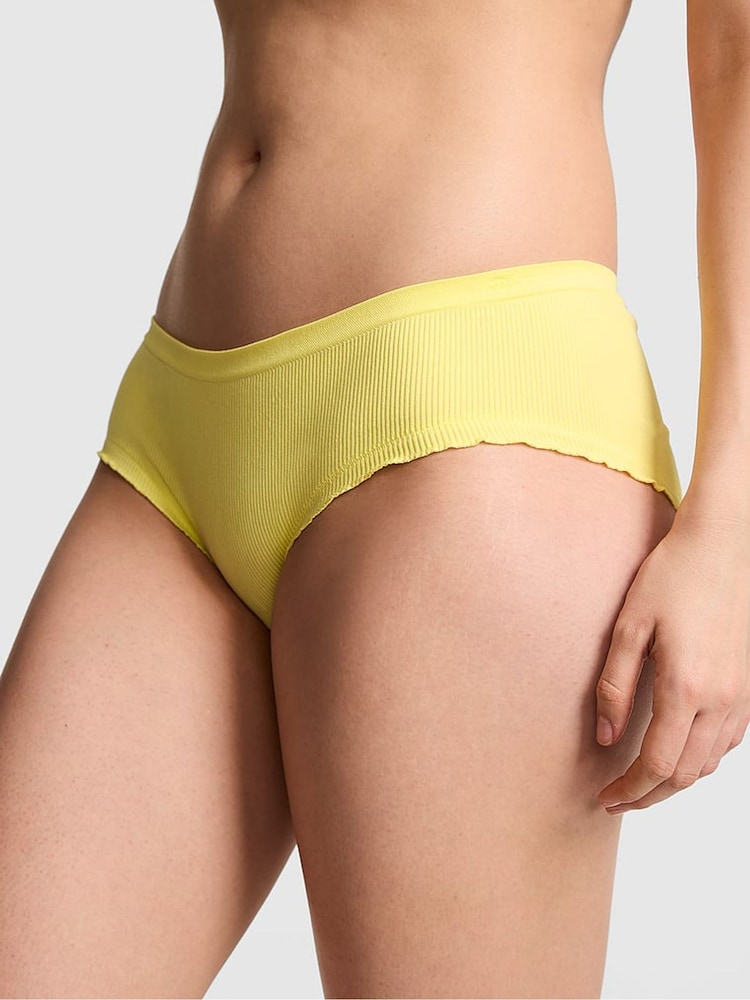 Victoria's Secret Pink Pineapple Yellow Hipster Knickers - Image 1 of 2