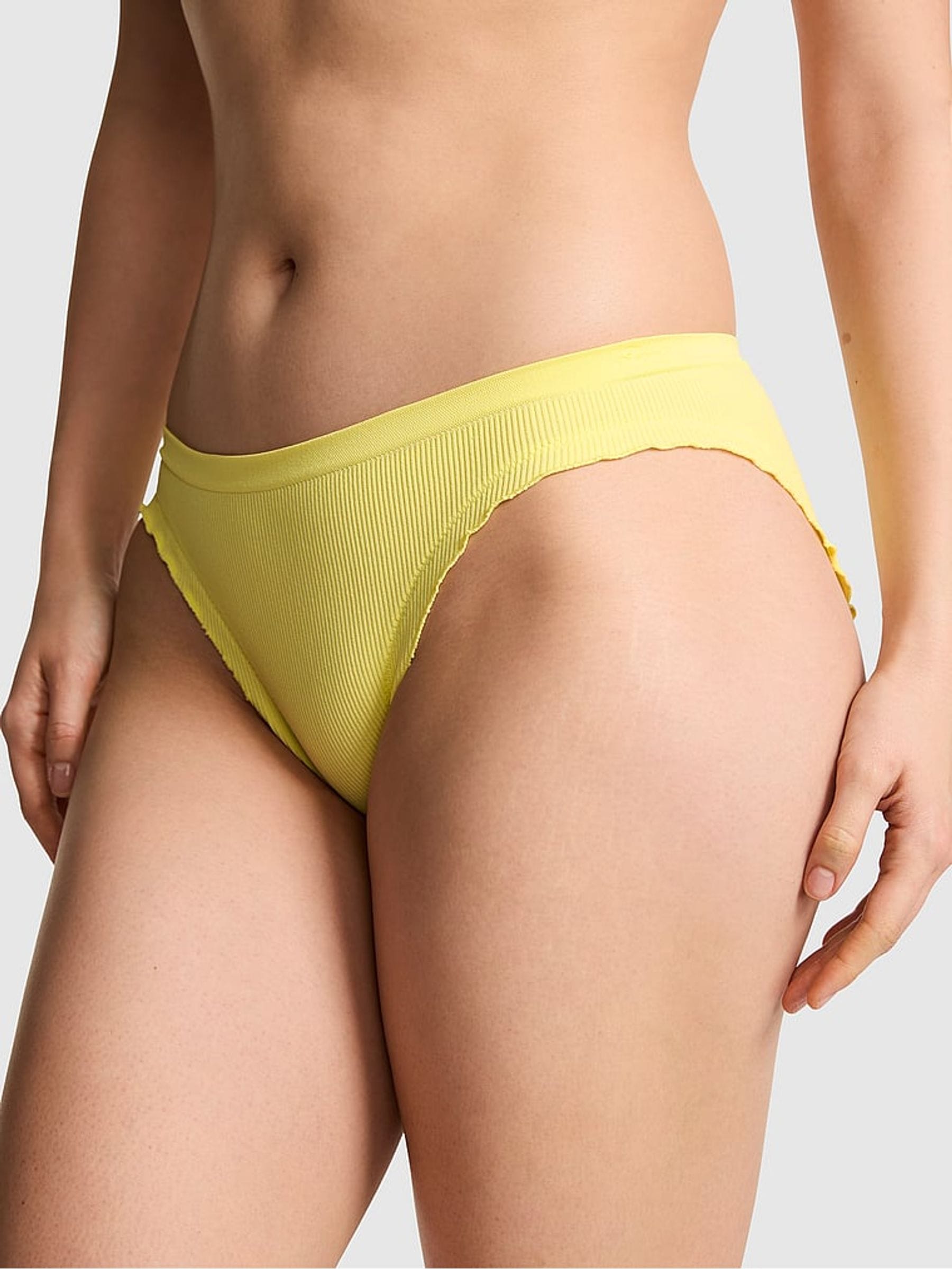 Victoria's Secret PINK Pineapple Yellow Bikini Knickers